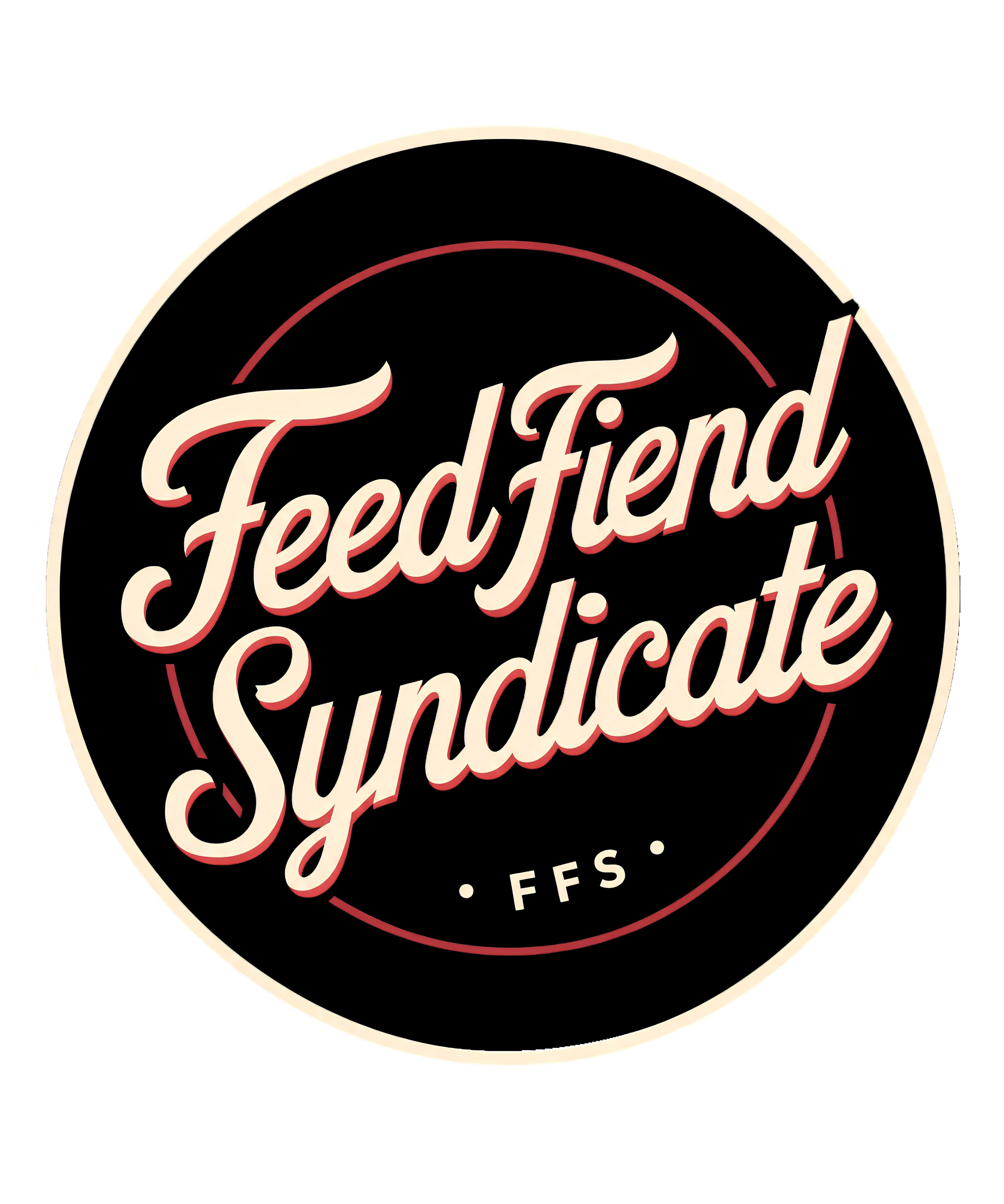 FeedFiend Syndicate circular badge